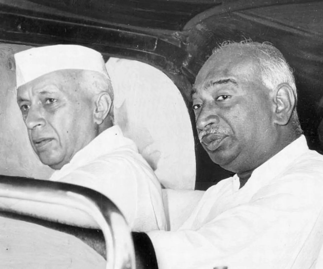 Nehru with Kamaraj